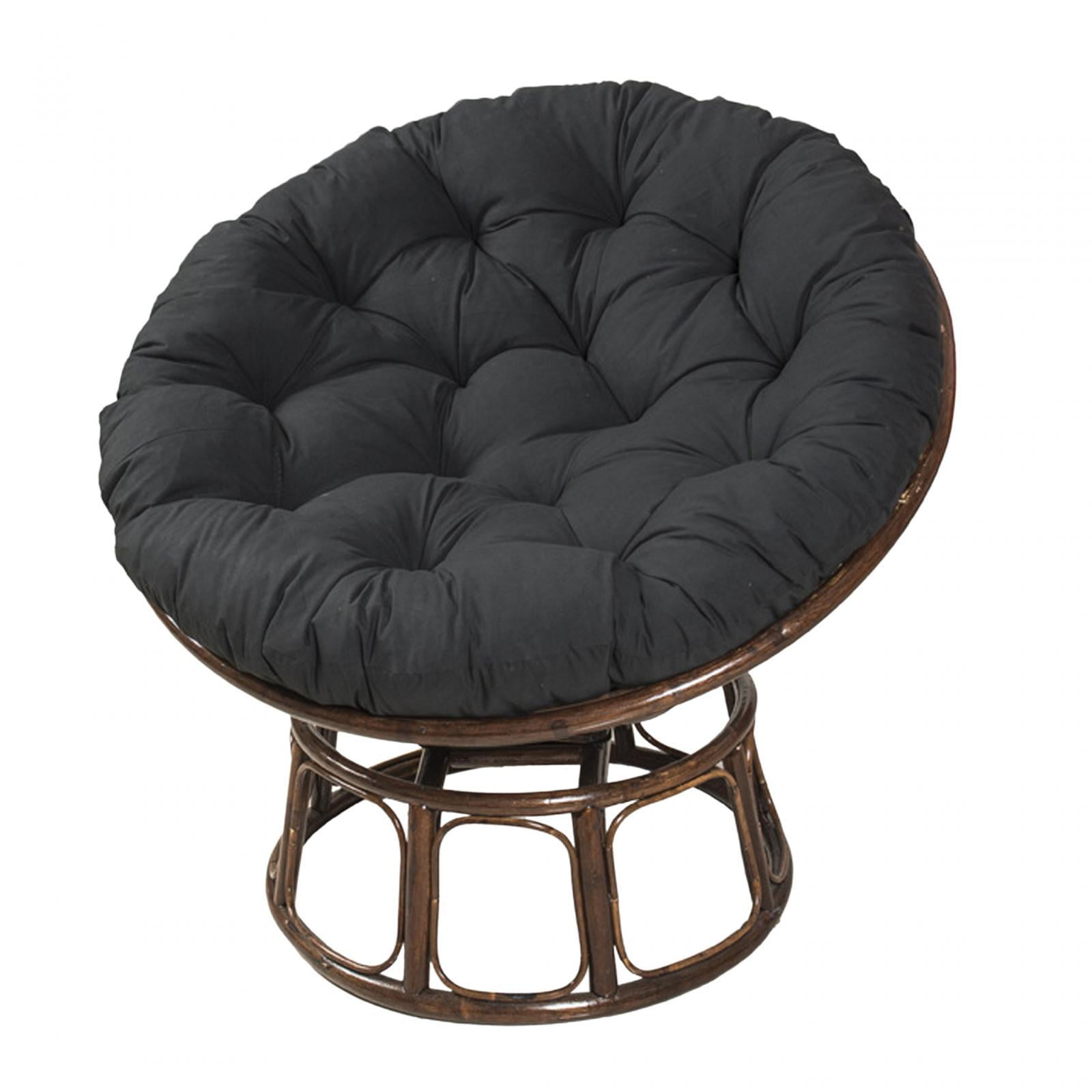 Hammock Chair Cushion Egg Swing Chair Cushion Thickened Porch Replacement Swings Chair Cushion for Indoor or Outdoor Swing Chairs Egg Chair Black