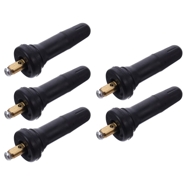 RUNROTOO 5Pcs Replacement Tpms Stems for Vehicle Tires Assorted Color Rubber Sensor Stems