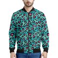thumbnail image 4 of Chaqueta con cremallera y estampado de leopardo en 3D de moda para hombres y mujeres, sudadera con personalidad, chaquetas de calle para primavera y otoño, abrigos de manga larga, 4 of 5
