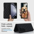 thumbnail image 6 of ELEHOLD for Samsung Galaxy Z Fold7 Case,Women Luxury PU Leather Ultra Slim Anti-Drop Protection Cover All-Inclusive Shockproof  New Case for Samsung Galaxy Z Fold7,Black, 6 of 8