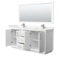 thumbnail image 6 of Wyndham Collection Wcf414172d-Vca-Unsm70 Strada 72" Free Standing Double Basin Vanity Set, 6 of 7