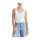 thumbnail image 1 of Levi's Womens Tie-Neck Button-Front Tank Top, ltpasblue, XL, 1 of 1