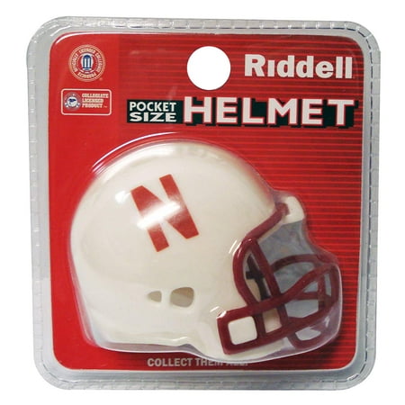 1982 Throwback Replica Mini Helmet - NFL Nebraska Cornhuskers Pocket Pro Helmet, Replica Pocket Size Mini Helmet By Riddell