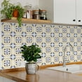 thumbnail image 2 of Mi Alma Authentic Blue/Yellow Tile Stickers - Removable Vinyl 4x4, 24 pcs, 2 of 10