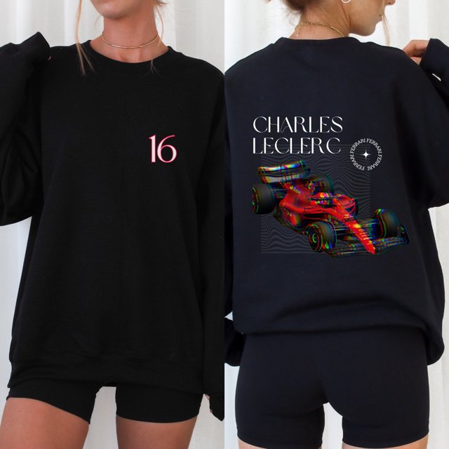 Charles Leclerc Sweatshirt Formula One Crewneck Charles Leclerc Gift F1 Gift Racing Insp - Sand - 4XL