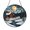 Acrylic 3.5 Inch, variant on Winter Forest Snow Scene Stained Glass Window Decor Suncatcher, Scenic Nature Hanging Art Panel, Cozy Home Accent Ornament Housewarming Gift