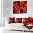 thumbnail image 3 of Designart Red Infinity Illustration - Abstract Throw Pillow - 18x18, 3 of 5
