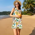 thumbnail image 3 of Disketp Beautiful African Womens para Vestido sin Mangas para Mujeres, Vestidos de Verano para Mujeres, Casual y Holgado para la Playa, 3 of 7