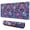 Blue Pioneer Flower-2, variant on Long Mouse Pads for Desk,Blue Pioneer Flower and Paisley Pattern Desk Mats on Top Of Desks, Desk Mouse Pad Extra Large with 3mm Non-Slip Base and Stitched Edge for Gaming,Office,Work,Home 31.5"x11.8"