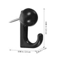 thumbnail image 2 of Greenadscape 50Pcs Hook Tacks for Hanging Small Objects on Walls Simple Design 2.5X1In, 2 of 5