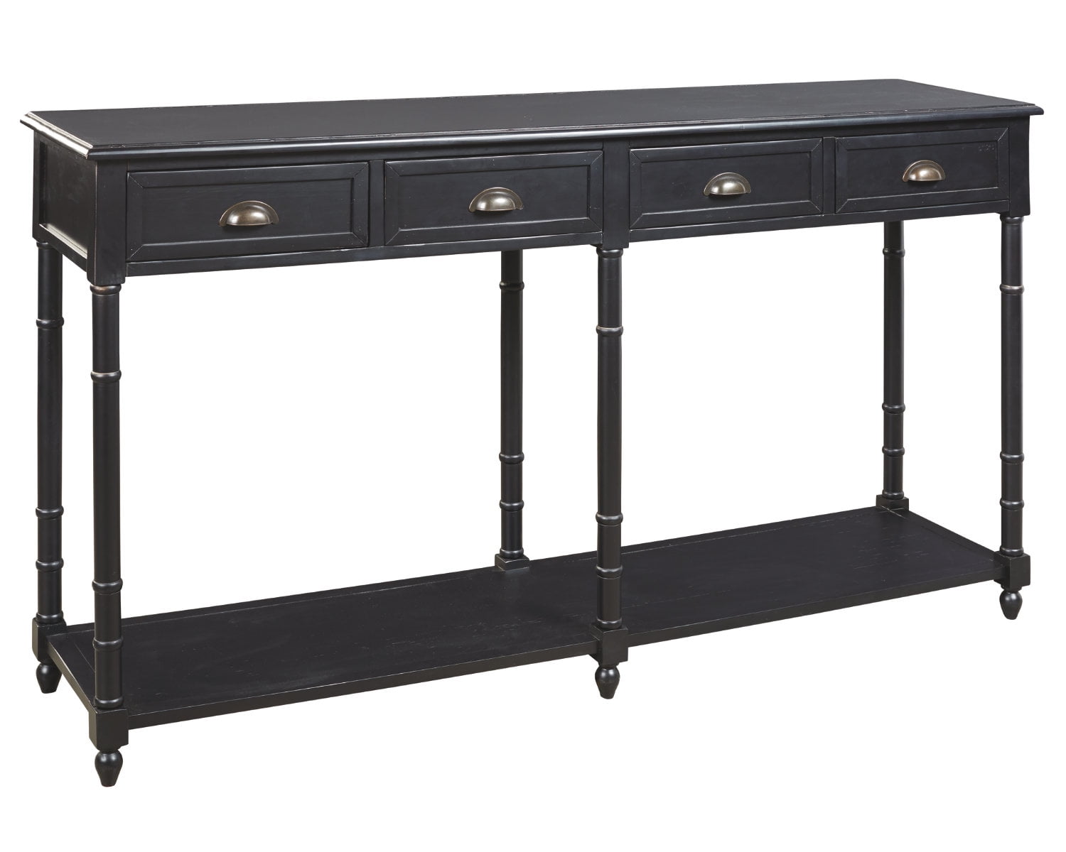 long black sofa table