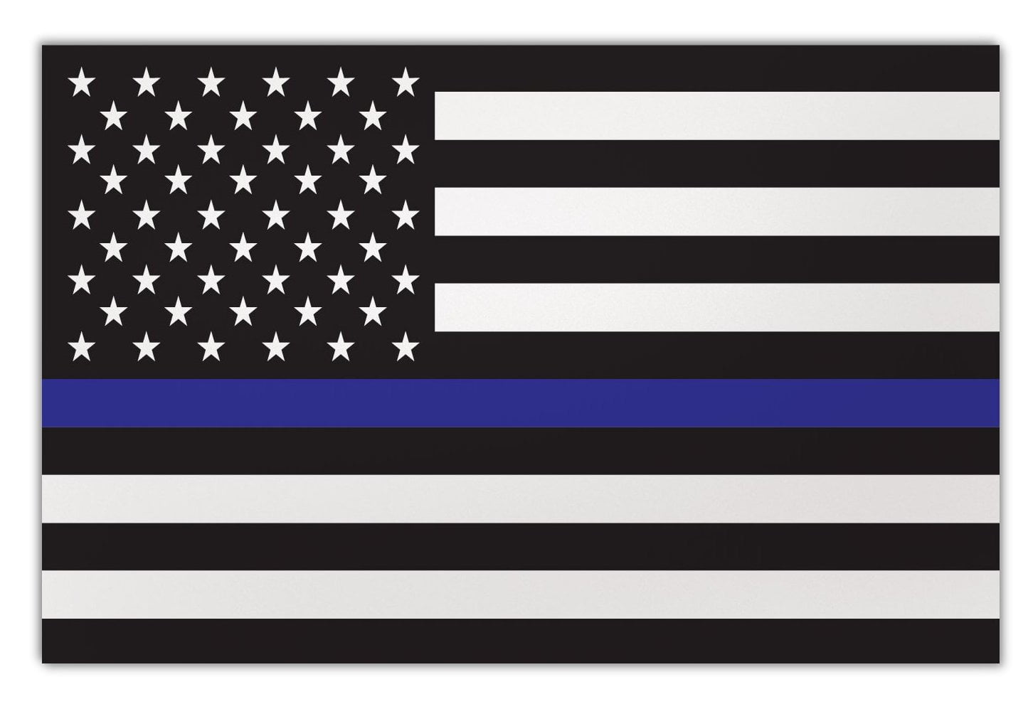 Giant Size Thin Blue Line United States Flag Support Police