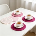thumbnail image 5 of Drink Coasters with Holder, Absorbent Coasters, Minimalist Cotton Woven Coaster Set for Living Room Decor, Tabletop Protection Suitable for Cups, 5 of 5