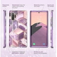 thumbnail image 4 of i-Blason Cosmo Series Case Designed for Galaxy Note 10 (2019 Release), Protective Bumper Marble Design Without Built-in Screen Protector(Purple), 4 of 6