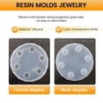 thumbnail image 5 of 2024 TOP! New Mini Resin Table Mold Silicone Epoxy Exhibition Diy Crafting Tools(Molds Only), 5 of 5