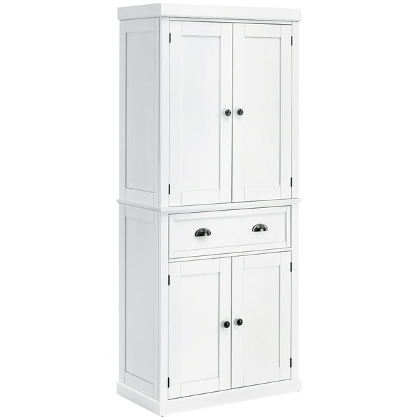 Kitchen Pantry Storage Tall Cupboard with Drawer, Shelves Walmart.ca