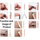 thumbnail image 4 of Juego de manicura púrpura de 16 Uds., cortaúñas profesional, cuchillo de pedicura, excavador de orejas, cuchillo para el cuidado de la piel muerta, 4 of 5