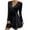 Womens Velvet Dress Black, variant on Velvet Dress for Women Rhinestone Glitter Sparkly V-Neck A-Line Ruffle Swing Mini Dress