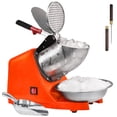 thumbnail image 1 of Electric Shaved Ice Machine,with Ice Pick and Scoop,3 Blades of Electric Snow Cone Machine(300W 2200r/min),Splash Proof Ice Shaver Machine,Ice Crushe, 1 of 7