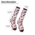 thumbnail image 5 of Balery Abstract Leopard Print Fun Novelty Socks Men'S Women'S Crew Socks Funny Crazy Novelty Socks Quirky And Cool Socks, 5 of 9