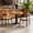 Light Amber-black, variant on MAYEERTY Set of 2 Modern Dining Chairs, Solid Wood Legs & Woven Rope for Dining Room, Natural-black