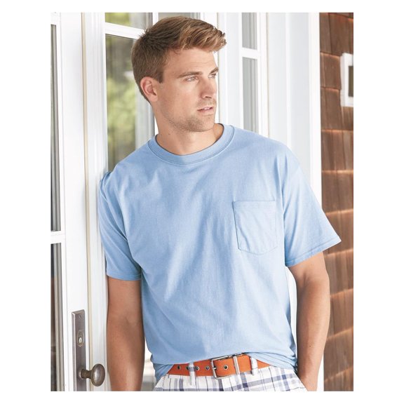 Hanes T-Shirts Beefy-T with a Pocket 5190