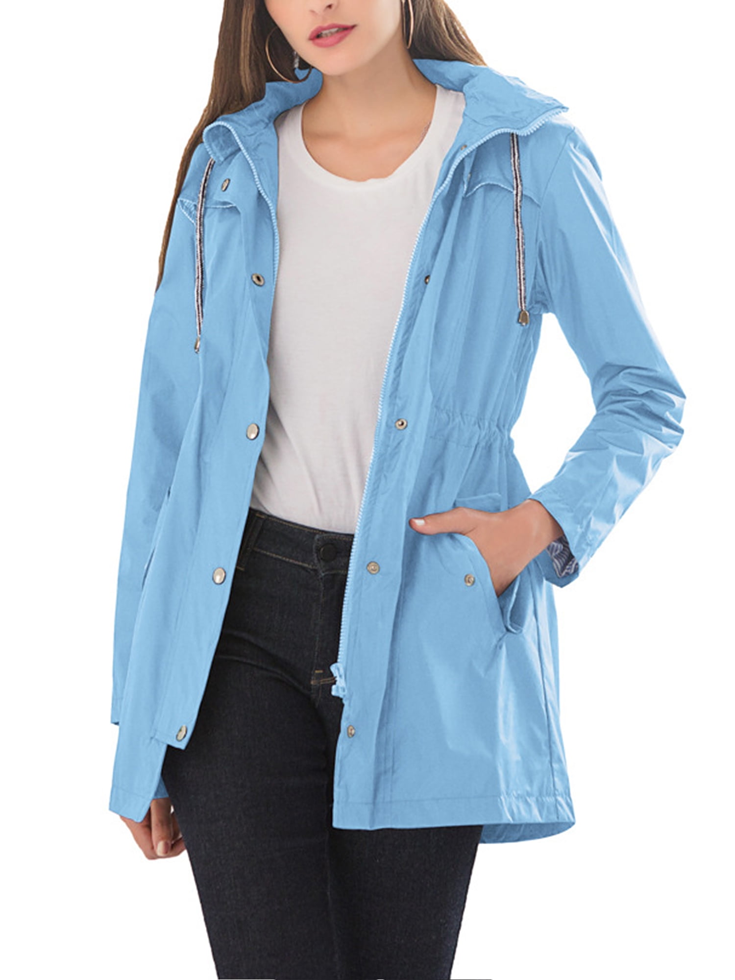 Mid length womens raincoat Clearance