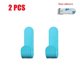 thumbnail image 1 of Organizador de pared multiusos, gancho para colgar llaves detrás de la puerta, gancho para colgar ropa, bata de baño, toallero, estante de cocina, gancho para estante, azul, 2 piezas, 1 of 5
