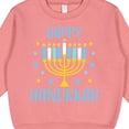 thumbnail image 3 of Inktastic Happy Hanukkah with Menorah and Stars Toddler Sweatshirt, 3 of 4