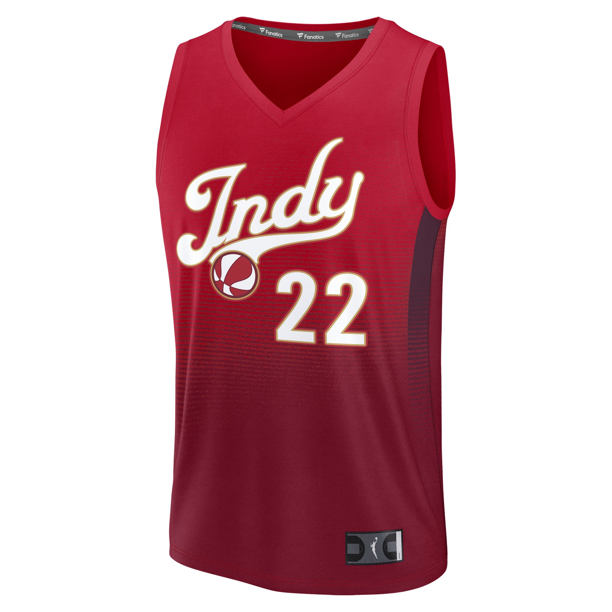 Men's Fanatics Caitlin Clark Red Indiana Fever Fast Break Replica Jersey - Rebel Edition