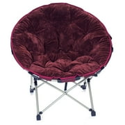 Suede Moon Chair, Spice