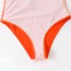 thumbnail image 3 of Traje de baño sexy con volantes de talle alto sin espalda para mujer (naranja S) FLhrweasw Para estrenar, 3 of 8