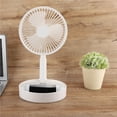 thumbnail image 4 of Mini Ventilador De Mano Recargable Usb Portátil Para Oficina En Casa Ventiladores Plegables De Escritorio Silenciosos (Blanco) Monstrate EL008032-00, 4 of 6