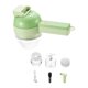 thumbnail image 1 of Cortador Verduras Herramienta Eléctrica Inalámbrica para Ajos Alimenticio para Ajo Rebanadora Ajos Herramienta para Cortar Cebollas Procesador Alimentos Mano (4 en 1), 1 of 9