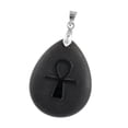 thumbnail image 2 of Colgante de DIY Unisex Mano de obra exquisita Negro Accesorio duradero Colgante Encanto para compromiso Desgaste diario Cumpleaños, 2 of 8