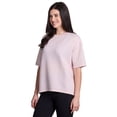 thumbnail image 5 of RBX Active Women's Super Soft Luxe Athleisure Fabric Oversized Short Sleeve T-Shirt, 5 of 5