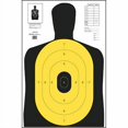 thumbnail image 1 of Action Target - B-27E Fluorescent Yellow and Black Target, 100 Pack - Paper Targets, Shooting Targets, 1 of 2
