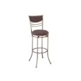 thumbnail image 1 of Hillsdale Amherst 30" Swivel Metal Bar Stool in Champagne, 1 of 1
