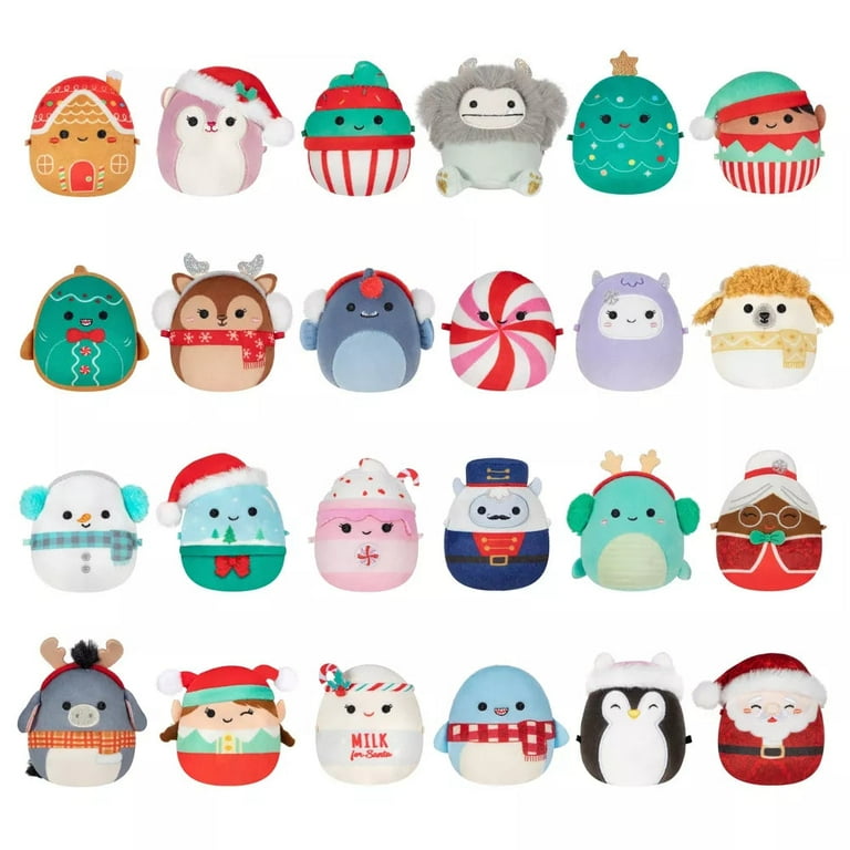 Squishmallows Micromallows Deluxe Christmas Advent Calendar, 2.5