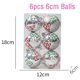 thumbnail image 3 of 12/6 piezas de bolas de Navidad, adorno para árbol de Navidad, bola colgante para fiesta de Navidad, regalo de Año Nuevo, bola brillante, decoración navideña, 3 of 5