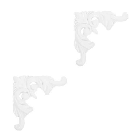 Masteelf 2pcs European Style Unpainted Decorative Ceiling for Home Furniture Decoration Projects