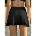thumbnail image 2 of Traje de baño para Mujer Falda de baño con Volantes Parte Inferior de Bikini Parte Inferior de baño incorporada Falda de natación negra XL Falda de natación negra XL Xishao ropa, 2 of 2