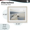 thumbnail image 4 of Stupell Industries Traditional Adirondack Chairs on Pier Birch Framed Print Under Glass, 21 x 17, by Kim Curinga, 4 of 8
