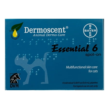 UPC: 3760098110049 | DERMOSCENT ESSENTIAL 6 SPOT-ON SKIN CARE CAT 4 ct