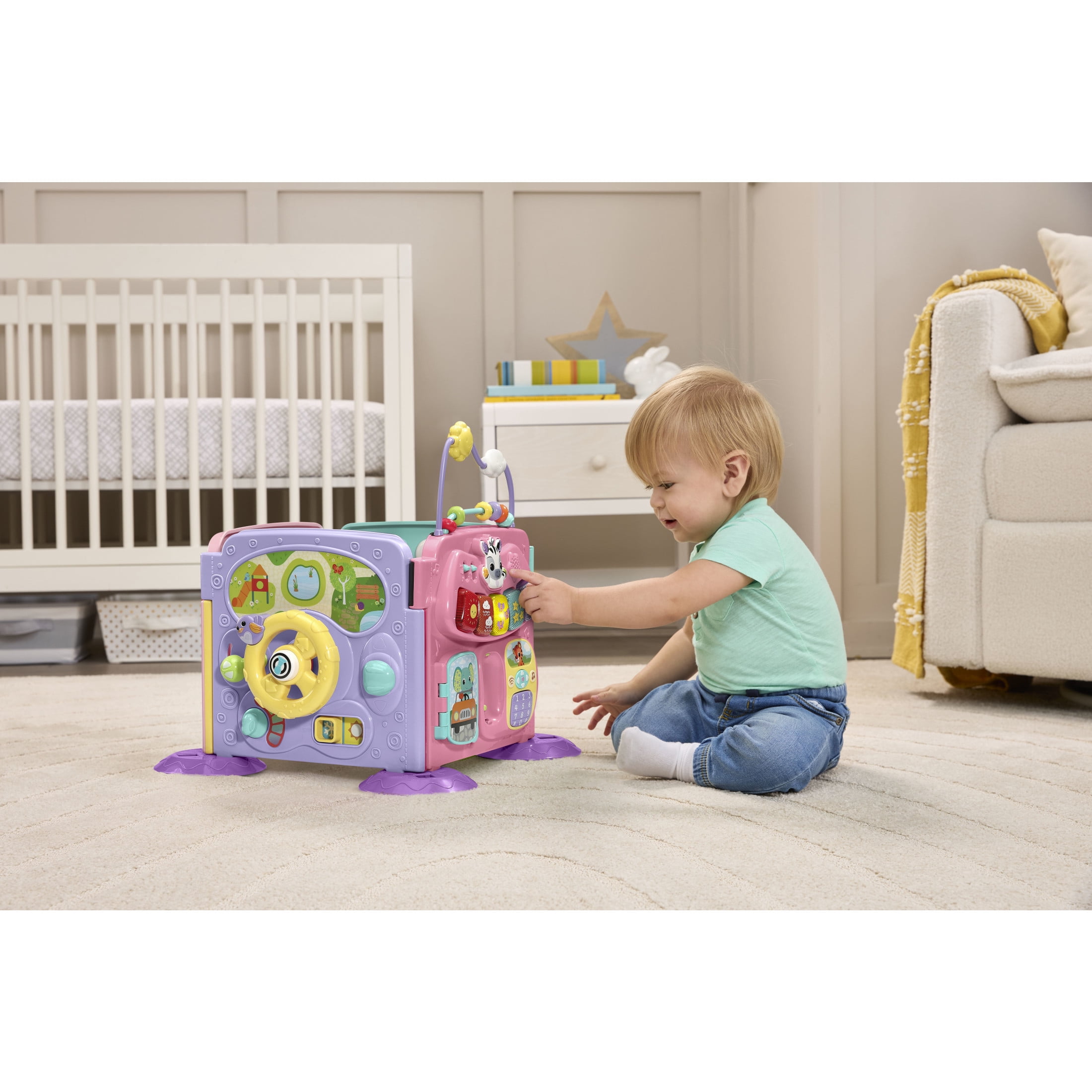 VTech Baby 4-in-1 Steps & Stages Activity Center with Accessories for Ages 3 to 24 Months