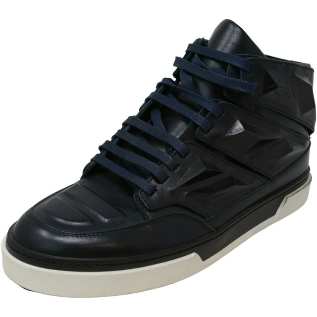 Alejandro Ingelmo Men's Exotron Leather High-Top Sneaker Chantal Oceano - 11M