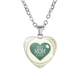 thumbnail image 1 of Collar para mujer, joyería para mujer, joyería para mujer, collar con colgante de corazón con letra de mamá, collar con piedras preciosas, collar, joyería, 1 of 2
