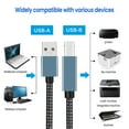 thumbnail image 2 of Printer cable USB A to USB B 2.0 GRAY 3M Gray Gray 3m, 2 of 5
