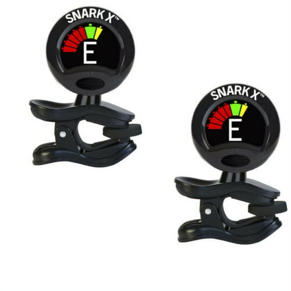 Snark X Rechargable Tuner Clip On 2-Pack Chromatic for guitar bass violin SN-X RE
