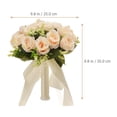 thumbnail image 4 of Ramo de novia de imitación de rosas, ramo de novia con flores, suministros para bodas, 4 of 6